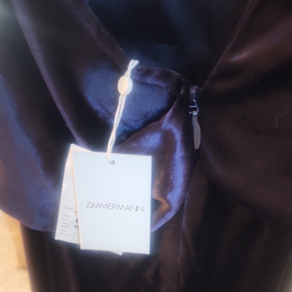 Zimmermann Illustration Asymmetric Gown Size 8 $2350 - Picture 8 of 9